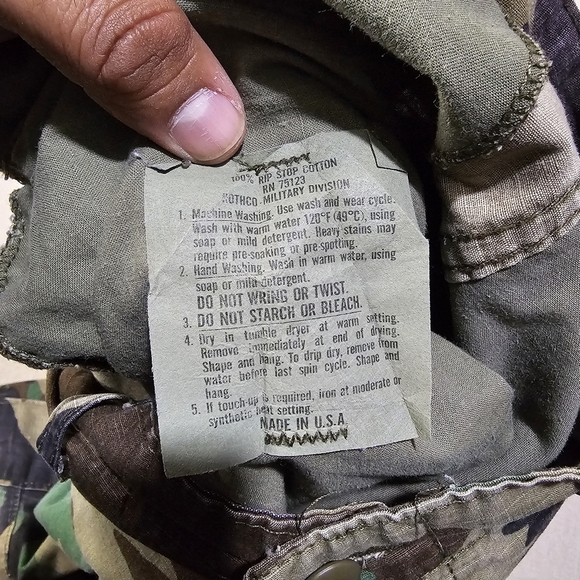 Rothco Army Combat Pants Mens W31-35 × L29.5-32.5 Woodland Camo 8415-01-084-1713 - Picture 6 of 7